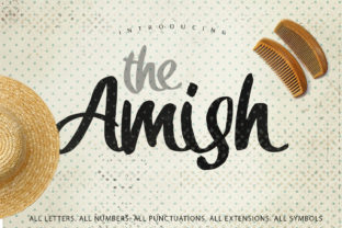 Amish Font for Elegant Editorial Design