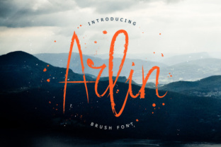 Arlin: A Hand-Brushed Font for Creative Makers