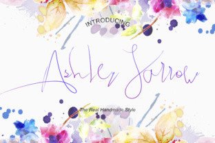 Ashley Jarrow: A Script Font for Handmade Crafters and Designers