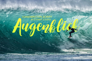 Augenblick: A Smooth Handwritten Font for Creative Projects