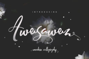 Awesawez: Modern Calligraphy Font for Impactful Branding
