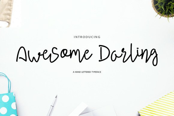 Awesome Darling: The Script Font That Elevates Every Campaign