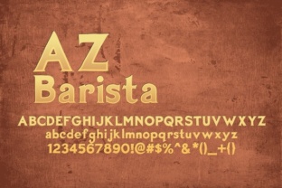 AZ Barista Serif Font for Vintage Web Design