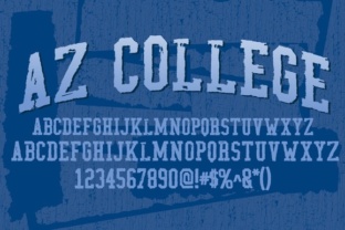 AZ College Font for Bold Digital Branding