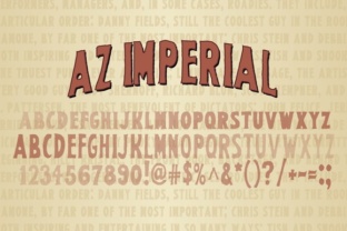 AZ Imperial: A Vintage Serif Font for Retro Branding and Creative Campaigns