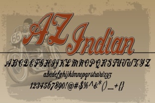 AZ Indian Font for Vintage-Inspired Editorial Design
