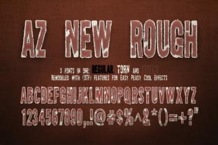 AZ New Rough: A Font That Elevates Branding with Retro Charm