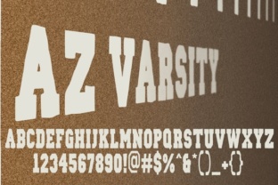 AZ Varsity Font for Bold Branding and Casual Style