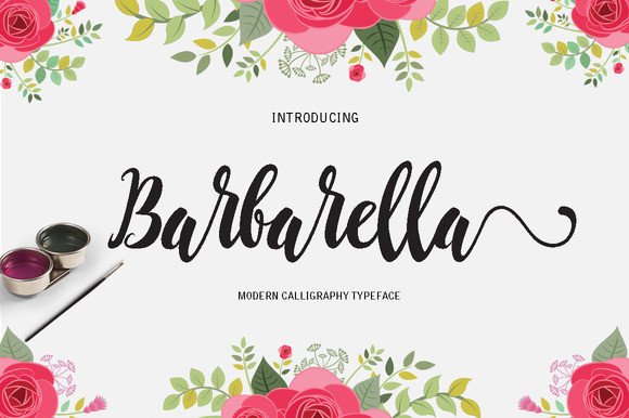 Barbarella: A Script Font for Elegant Web Design