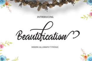 Beautification Font for Handmade and Commercial Design