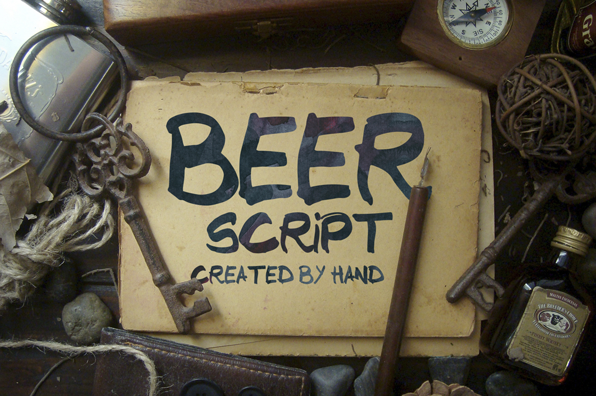 Beer Font for Social Media and Brand Campaigns