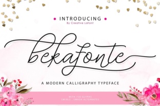 Bekafonte: A Hand-Drawn Font for Creative Makers