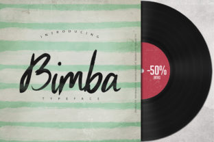 Bimba Handwritten Font for Creative Craft Projects