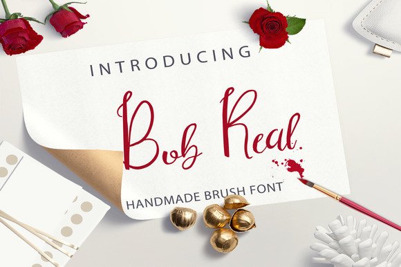 Bob Real: A Handmade Font That Elevates Your Brand’s Visual Story