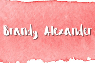 Brandy Alexander: A Playful Script Font for Creative Projects