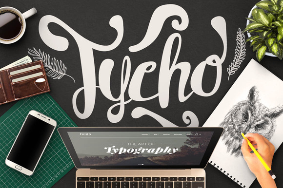 Discover the Magic of Tycho: A Script Handwritten Font for Creative Makers