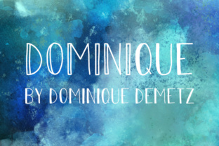 Dominique: A Playful Handwritten Font for Editorial Design