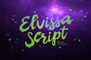 Elvissa: A Handmade Brush Script Font for Bold Branding