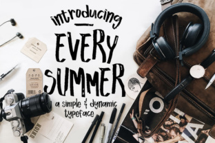 Every Summer: The Perfect Script Font for Seasonal Branding and Digital Campaigns