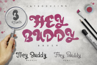 Hey Buddy: A Stylish Script Font for Creative Branding