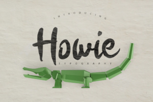 Howie: A Playful Brush Font for Branding That Feels Handmade