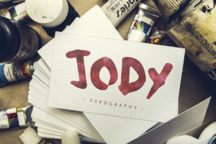 Jody – A Script Handwritten Font with Acrylic Feel