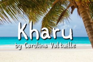Kharu: A Handwritten Font for Editorial Elegance