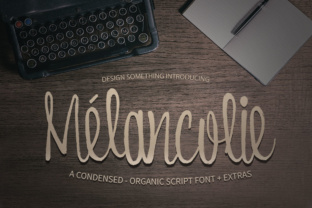 Melancolie Organic Script Font for Branding and Design