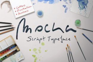 Mocka: A Playful Hand-Painted Script Font for Creative Makers