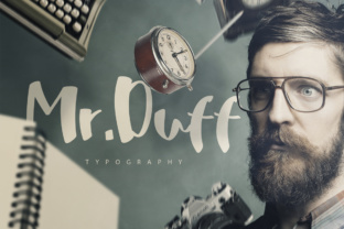 Mr. Duff: A Playful Script Font for Polished Branding
