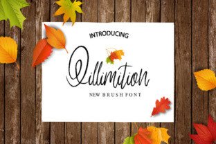 Qillimition: A Beautiful Brush Font for Creative Branding