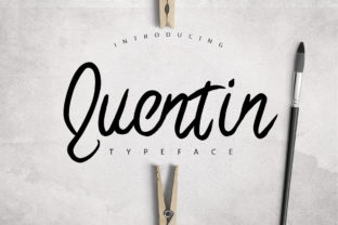 Quentin: A Smooth Hand-Brushed Font for Modern Campaigns