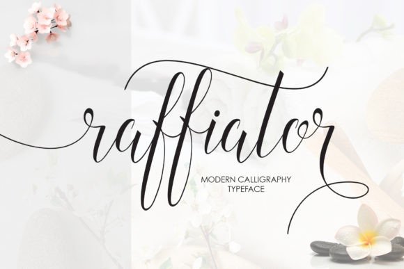 Raffiator: A Handdrawn Calligraphy Font for Modern Branding
