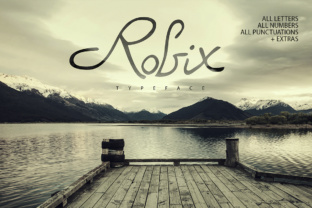 Robix: A Playful Script Font for Eye-Catching Campaigns