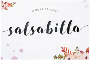 Salsabilla Script Font for Handmade Creations