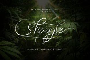 Shaggie: A Hand-Brushed Font for Editorial Elegance