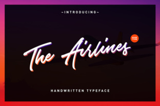 The Airlines: A Script Handwritten Font for Professional Branding