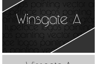 Winsgate a for Modern Branding and Clean Typography