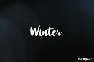 Winter Brush: A Script Handwritten Font for Professional Branding