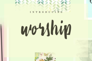 Worship: A Playful Script Font for Modern Branding