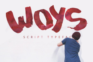 Woys: A Hand Painted Font for Creative Branding